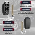 thumbnail image 3 of Keyless Entry Remote Start Key Fob 4-Button Replacement for 2020-2021 Hyundai Palisade (TQ8-FOB-4F19, 95440-S8310), 3 of 5