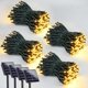 thumbnail image 1 of Guirnalda de luces solares EEW 400 LED, paquete de 4 unidades, impermeables, 8 modos, 1 of 6
