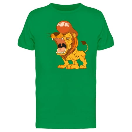 Lion Fashion Hipste Hairstyle Tee Men's -Image by