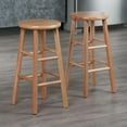 thumbnail image 2 of Winsome Tabby Counter Stools, 2-Pc Set, Natural, 2 of 7