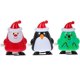 thumbnail image 1 of 3pcs Wind Up Christmas Toys Featuring Santa, Tree & Penguin – Compact Household Playthings for Boys – Festive Gift & Decoration Idea, 1 of 4