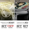 thumbnail image 4 of Shangniulu Trippy Mandala Elephant Printed Auto Front Window Sunshade Foldable Sun Shade for Cars Trucks Suvs 55x30in, 4 of 7