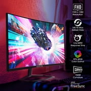 Sceptre C275B-FWT240 27-Inch LED Curved Gaming Monitor with 240Hz Refresh Speed, 1080P FHD Resolution, and Built-In Speakers (Black)