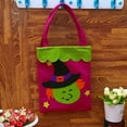 Darzheoy Halloween Tote Bag Gift Bag Skull Pumpkin Spider Witch Candy