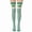 Green3, variant on St Patricks Day Cotton Quarter Sockings for Women Cute Printed Casual Comfortable Soft Comfy Socks