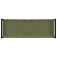 thumbnail image 5 of HomePop Modern Metal & Velvet Bench, 49.5"W x 17.25"D x 19"H, Light Sage Green/Black, 5 of 8