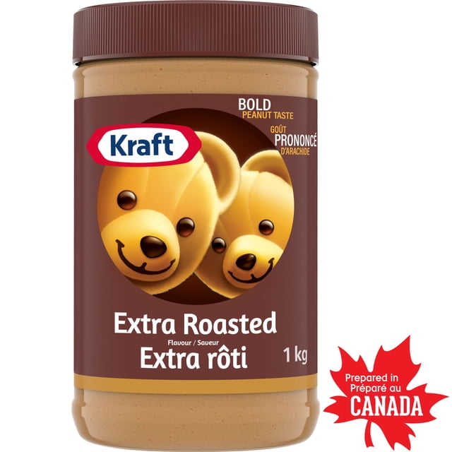 Kraft Extra Roasted Flavour Peanut Butter, 1 kg Jar