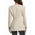 thumbnail image 2 of Toccin womens  Lea Wool-Blend Tweed Jacket, 2, Tan, 2 of 3