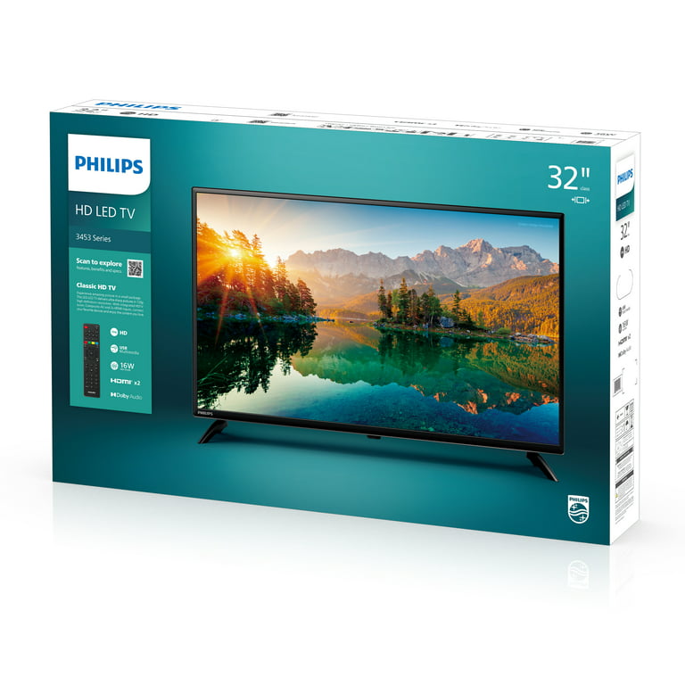Philips 32 Class HD (720p) LED TV (32PFL3453/F7) (New) 