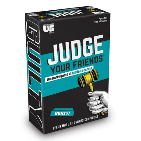 Judge Your Friends, The Hilarious Party Game of Hidden Secrets and Scenarios, Perfect for Party Game Night with Friends Ages 18 and Up, for 2 or More Players from University Games