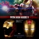 thumbnail image 4 of Casco de cosplay de Iron Man 1:1 de 60 cm con luz LED de Los Vengadores de Marvel, figura de acción de Iron Man, modelo de juguete para niños y adultos, regalo de Navidad, 4 of 4