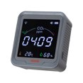 thumbnail image 1 of VEVOR Carbon Dioxide Monitor, CO2 Controller with Temperature and Humidity Display, NDIR Sensor Carbon Dioxide Detector, for Outdoors, Home, Office, Car, Wall-Mounted Use, 1 of 9