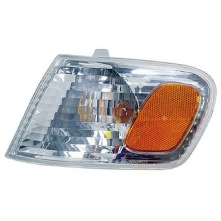 Front Signal Assembly Lens - Compatible 2001 - 2002 Toyota Corolla Turn Signal Light Assembly / Lens Cover - Front Left (Driver) Side 81520-02070 TO2530137 Replacement For Toyota Corolla