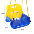 thumbnail image 5 of Convertible 3-in-1 Baby Swing Seat, Anti-Flip Snug & Secure Detachable Infants to Teens Kids Swing for Year-Round Outdoor Fun, Multi-color, 5 of 5