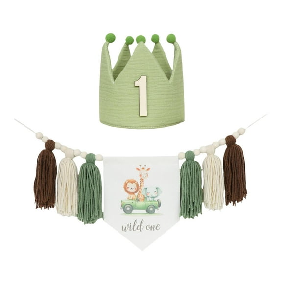 Suministros de fiestas con temas de la silla alta Suministros de fiesta del hogar Decoración colgante de adornos para colgantes Propiedades de la Con sombrero numérico