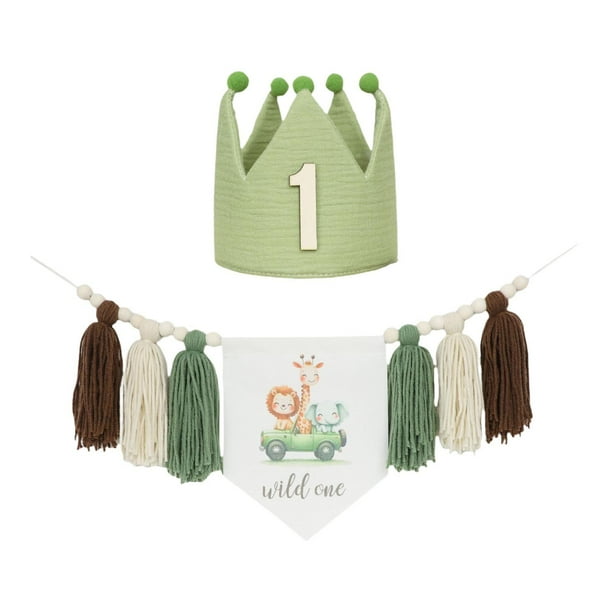 Decoraciones de la fiesta de cumpleaños de la cumpleaños, banner de la gran decoración del hogar adorno de adornos colgantes con guarnición de Con sombrero numérico