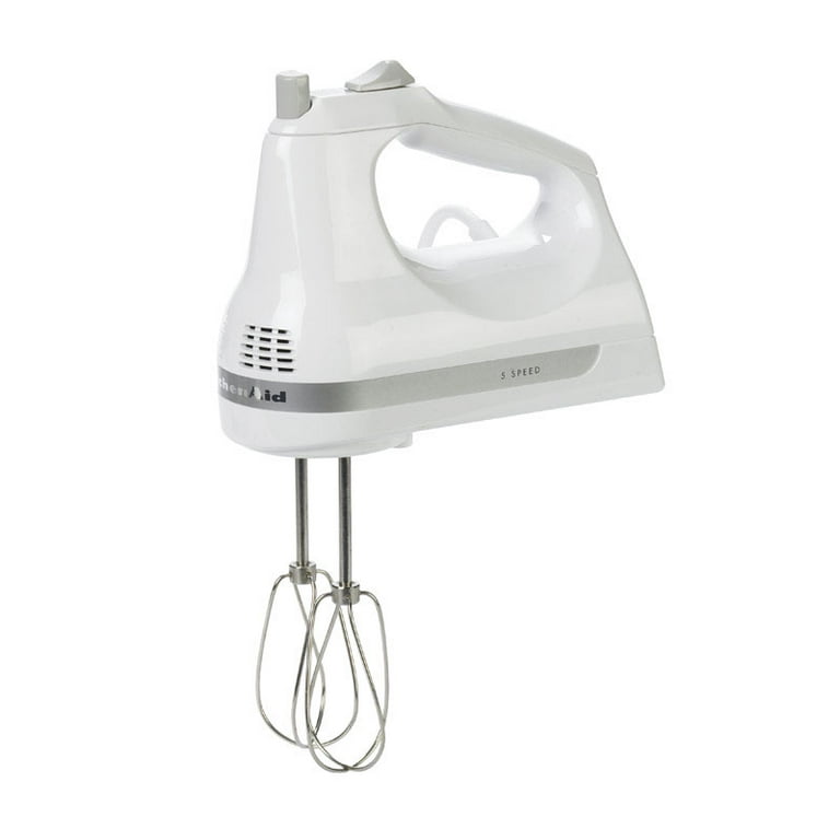 KitchenAid Compact 5-Speed Hand Mixer with Stainless Steel