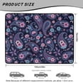 thumbnail image 7 of Xixirimido Cargo Liner Floor Mat All Weather Trunk Protection Trimmable to Fit Heavy Duty Car Trunk Mat Universal Car Accessories, 29" x 39", Boho Paisley Floral, 7 of 7
