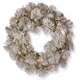 thumbnail image 1 of Corona Navideña Pino de Cerdas Nevadas 24pulg con 50 Luces LED Blancas Cálidas Funciona con Pilas National Tree Company SNP1-307-24W-B1, 1 of 2
