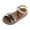 a67-Brown, variant on KPOPLK Girls Sandals Unisex Toddler Kids Double Buckle Sandals Comfort Open Toe Adjustable Back Strap Shower Beach Pool Shoes(Toddler/Little Kid/Big Kid) Size 11,Black