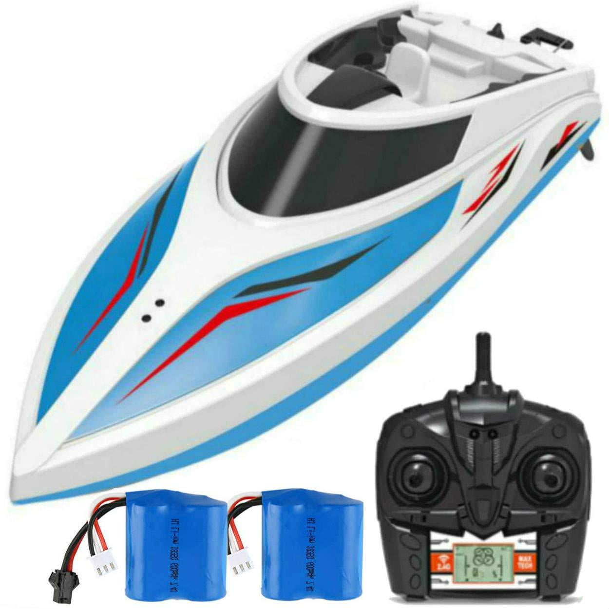 Self Righting High Speed Boat Toys for Boys or Girls Remote Control Boats for Pools and Lakes H102 Remote Controlled RC Boats for Kids or Adults