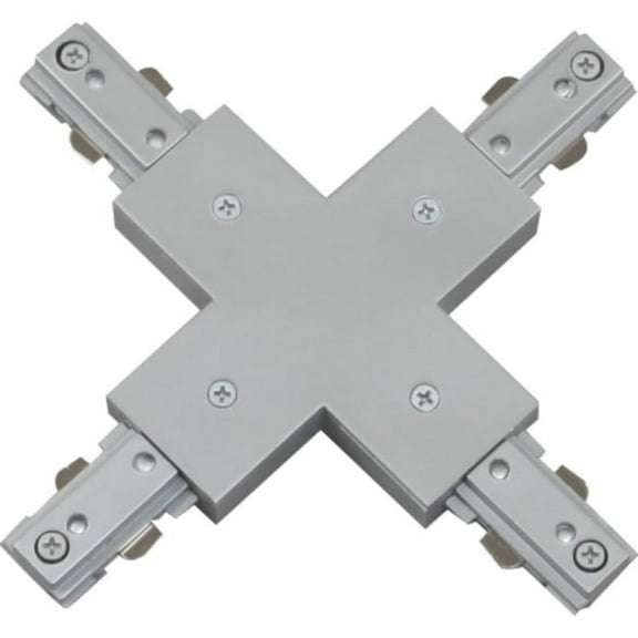 Volume Lighting V2716 X-Connector For 1 Circuit Line Voltage And Track Systems - Grey