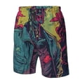 thumbnail image 4 of Fotbe Neon Zombie Skull Trajes de Baño Estampados para Hombre, Shorts de Verano de Secado Rápido, Ropa de Playa, Bañadores-X-Large, 4 of 6