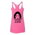 thumbnail image 2 of Hide Your Diamonds Exes from Alexis Quote Pop Culture Tri-Blend Racerback Tank Top, Vintage Pink, Large, 2 of 3
