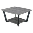thumbnail image 3 of Convenience Concepts Table Basse Carrée en Bois Flotté Finition Bois Gris, 3 of 3