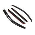 thumbnail image 2 of TuningPros Outside Mount Window Visor Deflector Smoke Tinted 4 Pcs Set For 2005-2016 Nissan Frontier Crew Cab, 2 of 6