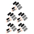 thumbnail image 1 of kurtrusly 4x Lightweight Absorb Wrist Sweat Bands Stay Comfortable During Any Sports 5Set, 1 of 6