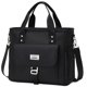 thumbnail image 1 of Bolsa de almuerzo aislada de gran capacidad para adultos, bolsas de almuerzo térmicas a prueba de fugas, loncheras para el trabajo, picnic, viajes, senderismo, playa (negro), 1 of 5