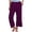 Purple, variant on Girls Plaid Print Flannel Sleep Pants, Soft Loungewear Long Pants for Kids 3-14 Years Home and Relaxation Wear