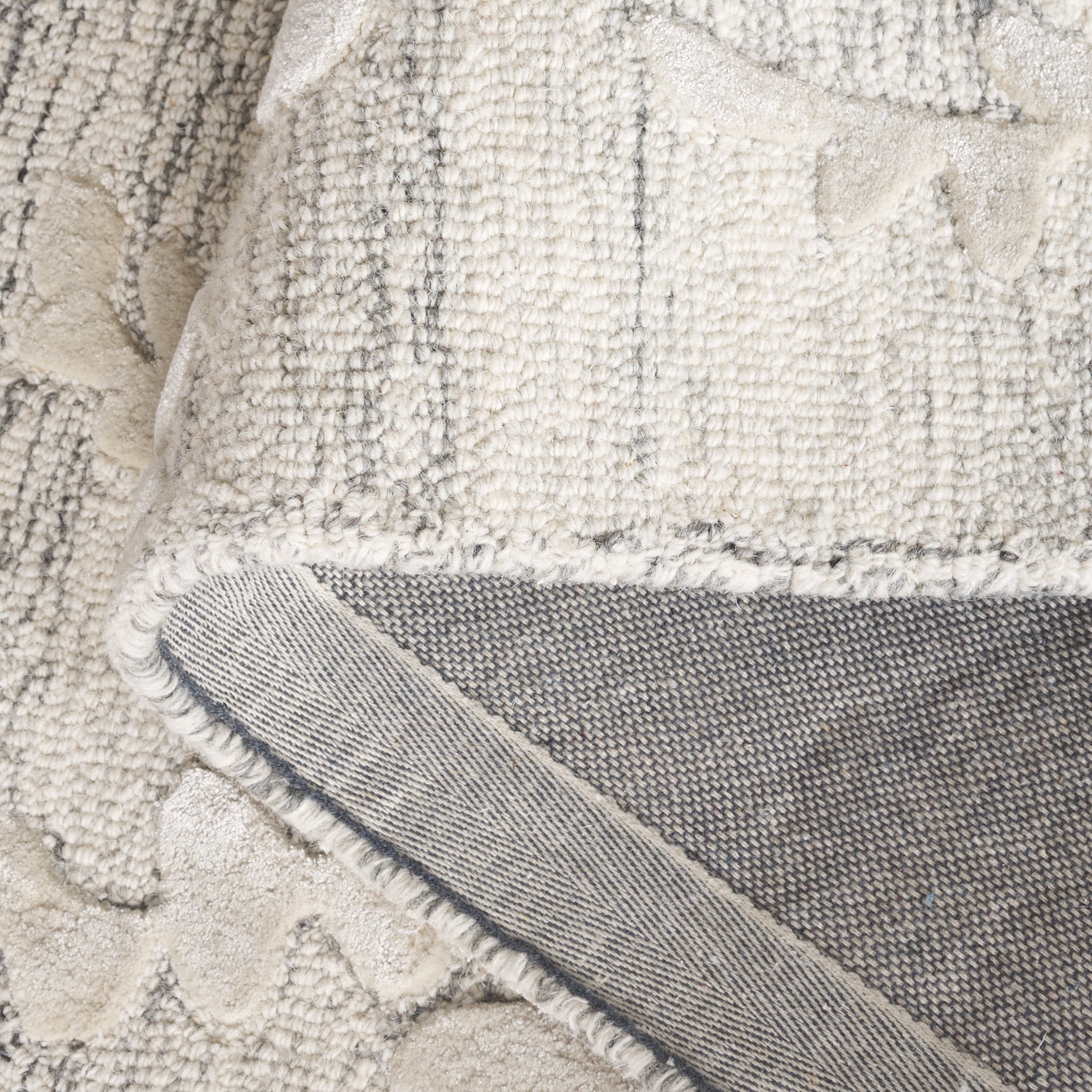 SAFAVIEH Glamour Rosalynne Floral Runner Rug, Natural/Gray, 2'3" x 8'