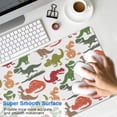 thumbnail image 4 of Long Mouse Pads for Desk,Colorful Cartoon Dinosaurs Pattern Desk Mats on Top Of Desks, Desk Mouse Pad Extra Large with 3mm Non-Slip Base and Stitched Edge for Gaming,Office,Work,Home 31.5"x11.8", 4 of 6