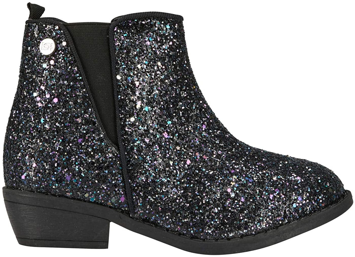 chunky glitter boots