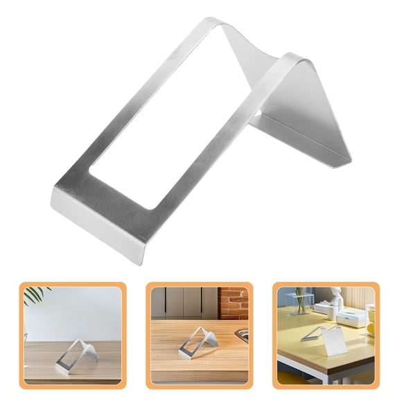 Minkissy Stainless Steel Wine Bottle Holder and Liquor Display Shelf for Living Room Bar Counter - 1 Set