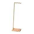 thumbnail image 3 of Terraxo Wind Chime Stand for Hanging Ornaments Metal Wood Base Tabletop Windchime Hanger Calligraphy Pen Display Multifunctional Rack Suitable for Study Home Event without Square cup, 3 of 8