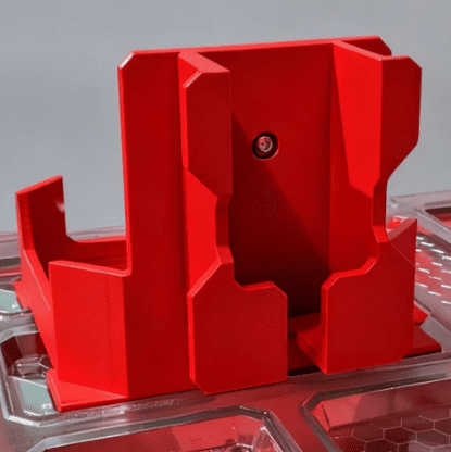 Packout Style Mount Compatible with Milwaukee M12 Radio (2951-20), Compatible with Packout Tool Boxes, Shop Audio Installers, Tool Storage Audio Accessories