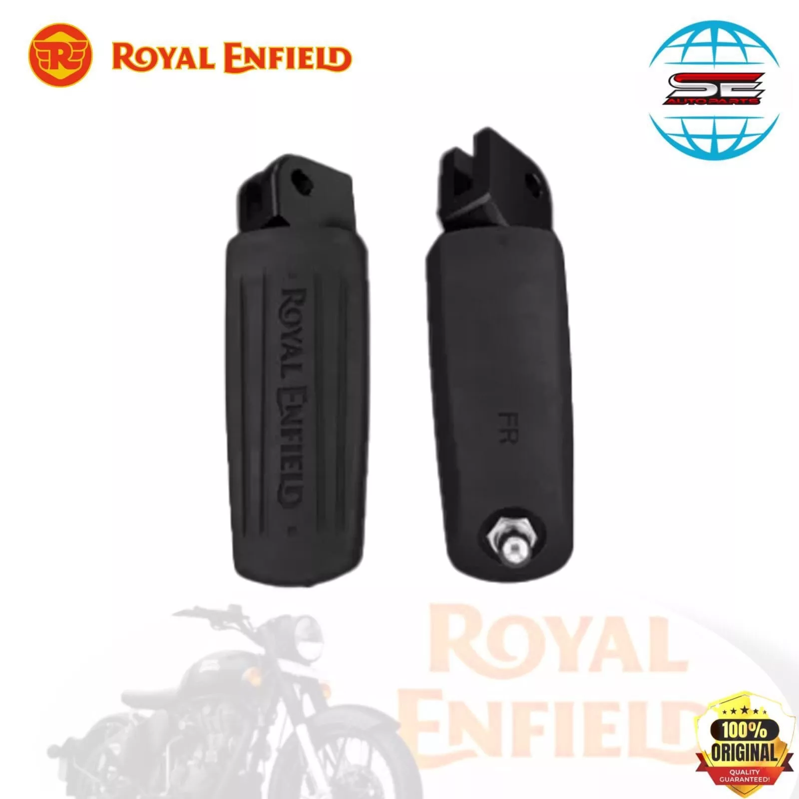 For Royal Enfield Meteor 350 Stellar Black 3D Scale Model
