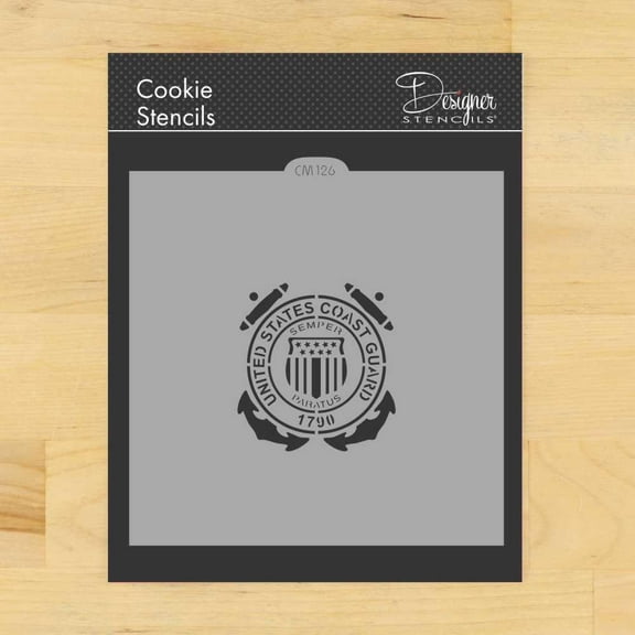 United States Coast Guard Cookie and Craft Stencil CM126 by Designer Stencils
