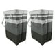 thumbnail image 2 of Cesta para la colada, 2 uds., 75L, poliéster, algodón, cesto para ropa sucia, baño, dormitorio, cesto para ropa, 2 of 14