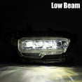 thumbnail image 6 of AlphaRex 16-20 Toyota Tacoma NOVA LED Projector Headlights Plank Style Black with Activation Light (Part #880707), 6 of 7
