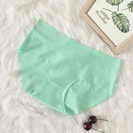 

YDKZYMD Hipster for Women Soft Thongs Underwear Comfortable Low Waist Breathable Soft Panty Green