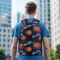 thumbnail image 3 of KUIFORTI Basketball Print Boys Backpack Kids Bookbag Large Capacity School Bag with Front Pockets Side Pockets Comfortable Back to School Gifts, 3 of 7