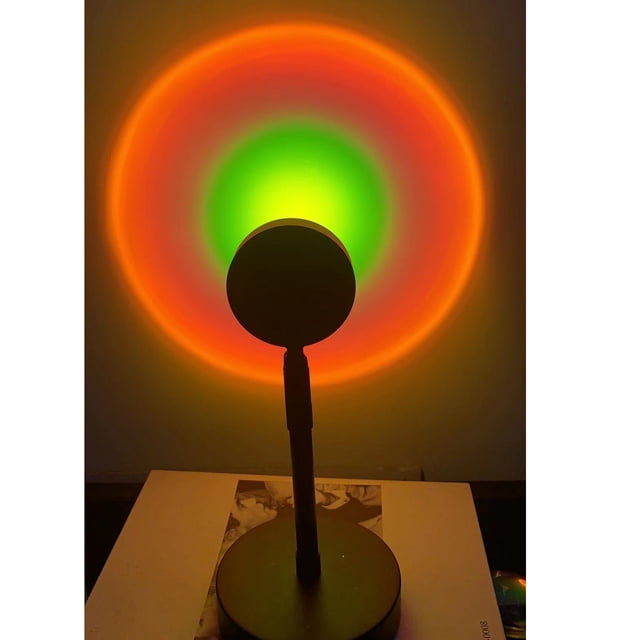 Faithtur Projection Sun Lamp with Angle Adjustment, USB Charging Tool
