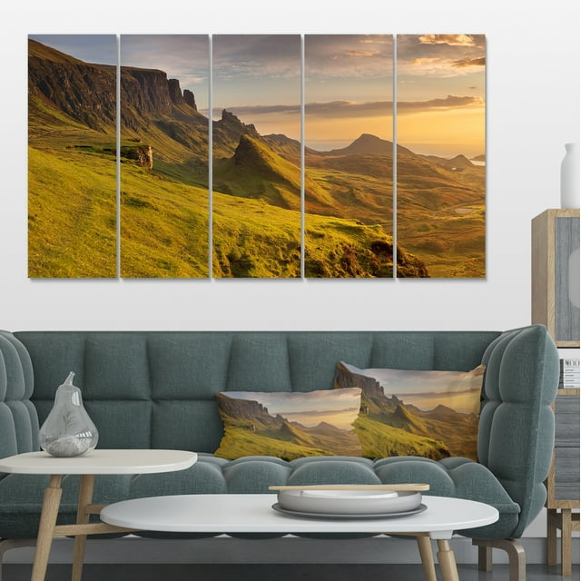 Sunrise at Quiraing Scotland - Impression sur Toile Paysage