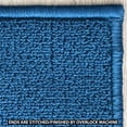 thumbnail image 5 of Custom Size Anti-Slip Machine Washable Loop Pile Blue Runner Rugs ( 4' x 26"), 5 of 7