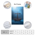 thumbnail image 2 of Jesus Christ Wall Art Cross And Crown of Thorns Poster Canvas Print Poster Decorative Painting Canvas Wall Art Living Room Posters Bedroom Painting 16x24inch(40x60cm), 2 of 6