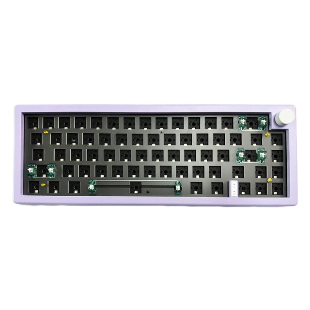 Kit de juntas de teclado mecánico GMK67 RGB retroiluminado tipo C, interruptor intercambiable en caliente, Bluetooth 2,4G, teclado inalámbrico de 3 modos personalizado